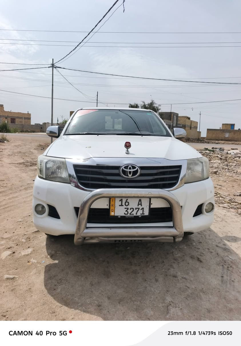 السلام عليكم ورحمة الله وبركاته
هايلوكس 2014 ، مكفولة كفاله عامه طخم تاير جديد أصلي مشدود مكينه وحداديه كفاله رقم إنكليزي ، سعرها 148 علماً السِياره بأسمي 
العنوان ذِي قار الرفاعي، ، رقم الهاتف ***********
