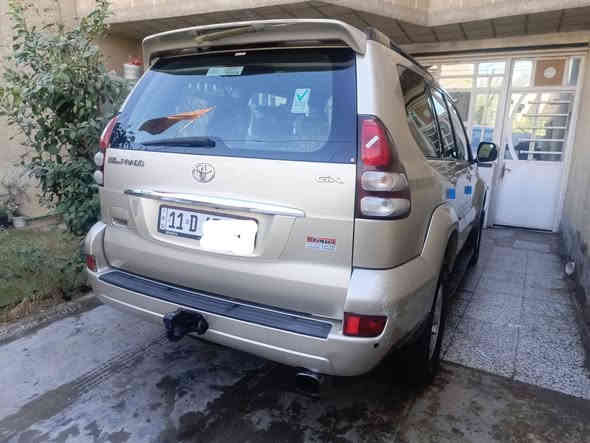 السلام عليكم برادو 2008بغداد رقم جديد بسمي محرك 2700تخم تاير صدر جديد تبريد جاهز 7راكب بيه جاملغ امامي صبغ فقط السعر 133بيه مجال التصال *********** السكن بغداد
