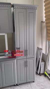 مطابخ • كاونترات ألمنيوم • أبواب HDF تركي