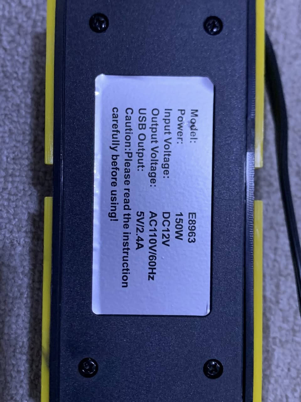 محول ١٢ فولت لل ١١٠ فولت و منافذ شحن 
ب١٠


**إذا كنت صاحب هذا الإعلان وتريد حذفه لأي سبب، رجاءا أرسل رسالة إلى الدعم الفني**