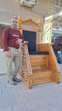 منبر حسيني • تصميم CNC • النجف كوفة