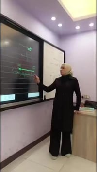 جانب من محاضرة الرياضيات للصف الثالث المتوسط مع الست نبراس المعمار 📍 م...