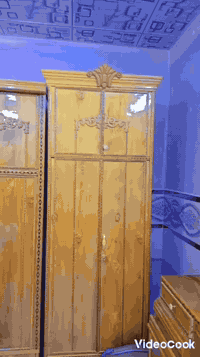 غرفة خشب • استعمال قليل • أثاث نوم