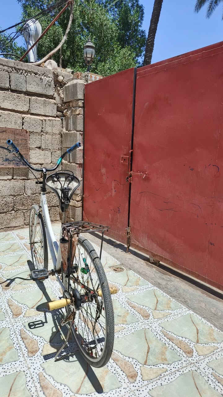 السلام عليكم بايسكل مثل متشوفون كلشي ماناقصه كلشي موجود جاملغات وجنبزه وياه السعر ٦٠ وبي مجال للطيبين مكاني ديالى بعقوبه خرنابات للاستفسار***********

