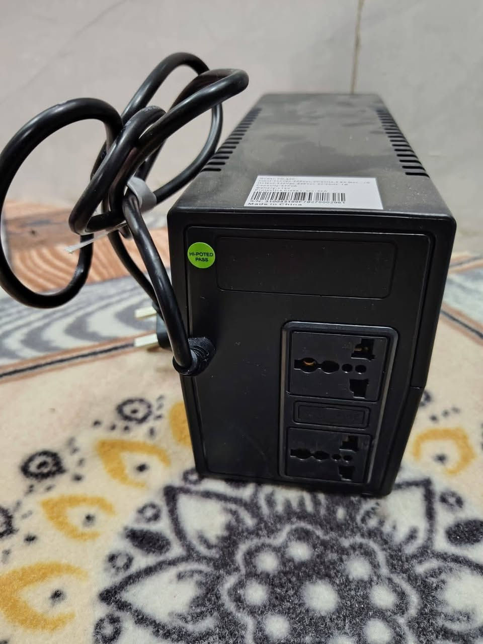 يو بي اس بااله جديد فقط بدون كارتون الي يفيده يكتب سعر
شرط الفحص


**إذا كنت صاحب هذا الإعلان وتريد حذفه لأي سبب، رجاءا أرسل رسالة إلى الدعم الفني**