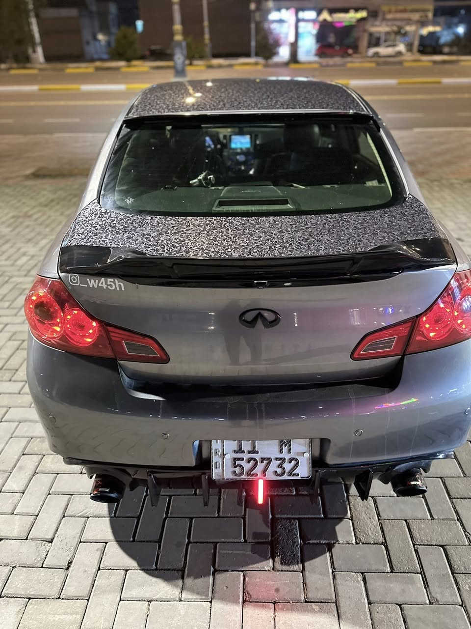 سلام عليكم 
انفنتي  g37x
موديل 2013 مصروف عليه هواي
موصفات خير من الله 
فتحه
كشنات جلد
شاشه 
تحكمات ستيرن
شفتات
تبريد قطعتين
السياره موصافت المعروفه مال انفتني
الاضافات 
راديتر مال  هيمي انسا حماوه
شوت knلونك  مسويهن
عليه داون بايب
واكزوز ستتم كامل ستنلس ستيل 
منطول لطول
دبات كورسا تحكم  3 مابات
كتم وسط مفتوح
عليه وياله ويلد   جدد
دفيوزر
حلوك صلنصه
برمجه سياره حيل قويه 

نجي ضرر 
تعرفون انفنتي يجي كله غرق
راجعه ضفاير 
 وبيه هنا جاملغ وبنيد صبغ
سياره بأسمي
مكاني كربلاء وإذا أكو مراز
***********
