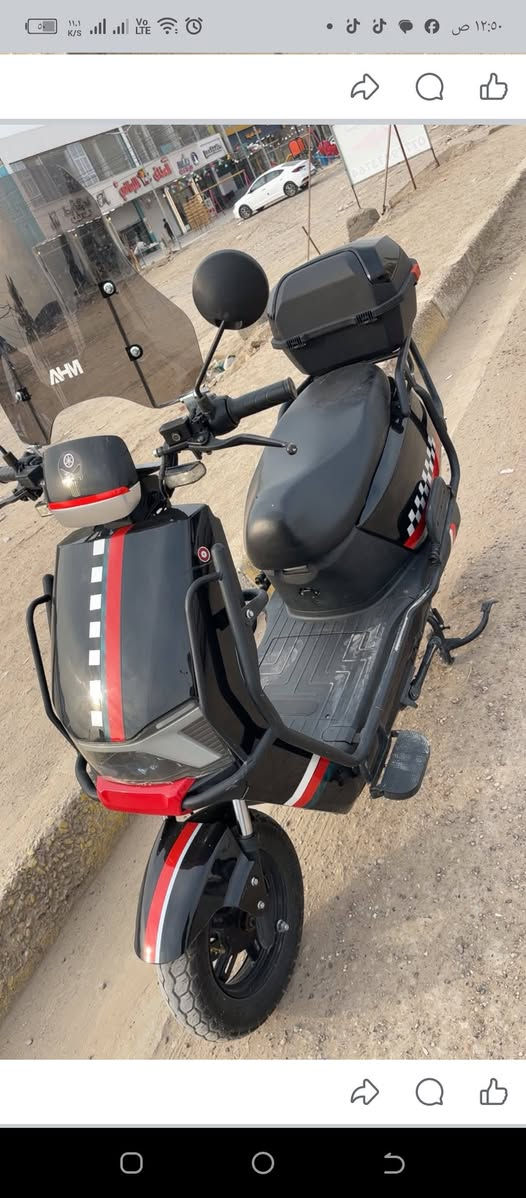 السلام عليكم دراجه شحن نضيفه جدا للبيع ثلاث نمره نضام بك بطارية مصطره عدد 6 العنوان بغداد البياع نهاية شارع قطر الندى بتجاه المعالف ورقم الهاتف *********** السعر 700بيه مجال بغداد, العراق
