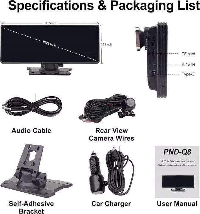 شاشه داشكام 4K وكاربلي 
نظام ستيريو لاسلكي للسيارة مع نظام كاربلاي وشاشة لمس عالية الدقة 9.3 بوصة وكاميرا أماميه بدقة 4k وخلفية بدقة 1080 ، يدعم نظام أندرويد أوتو
السعر 65 قفل


**إذا كنت صاحب هذا الإعلان وتريد حذفه لأي سبب، رجاءا أرسل رسالة إلى الدعم الفني**