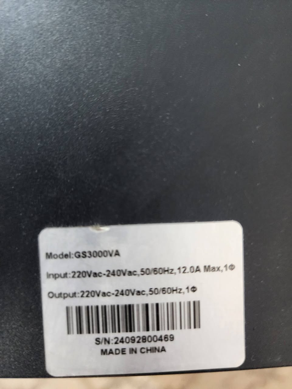 السلام عليكم
Ubs 3000va RISING للبيع
UBS نضيف كلش 
بطارياته جدد ما تعبانات
السعر 70 الف . للعلم سعر الجديد 110 الف
مكاني بغداد توصيل موجود


**إذا كنت صاحب هذا الإعلان وتريد حذفه لأي سبب، رجاءا أرسل رسالة إلى الدعم الفني**