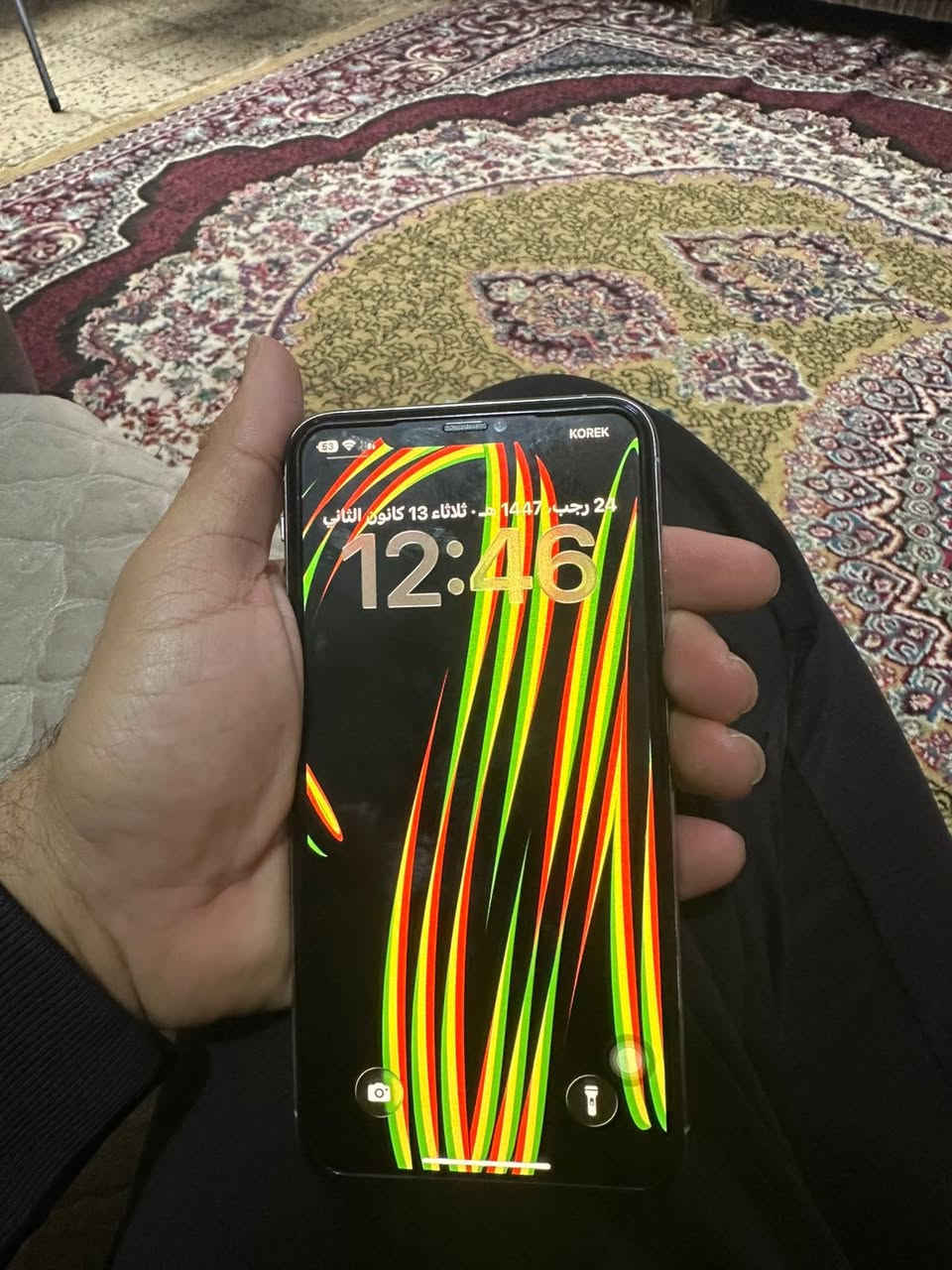 السلام عليكم عندي ايفون 11 برو ماكس ذكره 256 مبدل شاشه اصليه 3 خيارات وبطاريه اصليه 290 التواصل ***********
