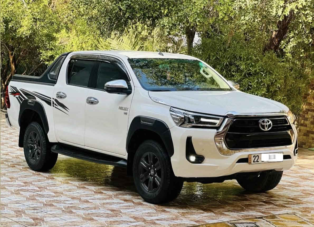 سلام عليكم 
بيكم هايلكس TRDموديل 2022
رقم اربيل الجديد تحويل مباشر 
مواصفات //
بصمه ابواب
شاحن لاسلكي 
كشنات تدفئه تبريد
قطعتين تبريد 
اشاير بلمري 
تحمكمات مري
اشاره ترحيب 
بنيد جكات 
حساسات اماميه وخلفيه 
وباقي المواصفات المعروفه بساز باب اول 

ملاحظه //السياره بيهه شبرين رش اثر شخط فقط والباقي مكفول من الصبغ والتبديل السياره ع وضع الشركه 

السعررر 335

رقم تلفون *********** 

مكان سياره ديالى
