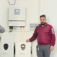 طاقة شمسية • بطاريات ليثيوم • انفرتر ١١ كيلو