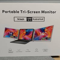 شاشتين 14انچ • جدد باللزكات • بدون كيبل