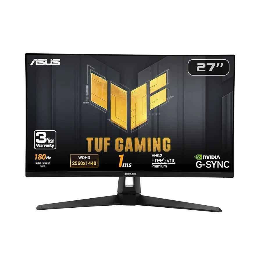 ASUS TUF GAMING VG27AQ3A

27inch ⚫️
2K ⚫️
Fast IPS ⚫️
180hz ⚫️
1ms ⚫️
130% sRGB ⚫️
Speakers ⚫️
Extreme Low Motion Blur Sync ⚫️
G-SYNC Compatible ⚫️
FreeSync Premium ⚫️

السعر 310 ألف وبيها مجال شاشة نضيفة وجديدة مصارلهة مدة بسيطة 
مكاني : بغداد_الدورة _ حي الصحة
للتواصل : على الخاص او الرقم 
*********** بغداد, العراق
