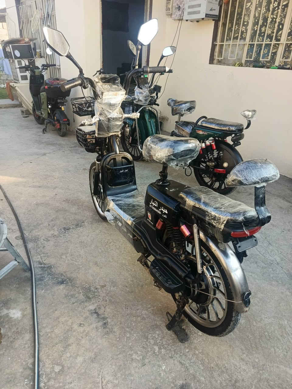 سلام عليكم دراجه شحن 5بطاريات دراجه نضيفه خير من الله  سعرها 250او بي مجال مكاني ديالئ بعقوبه تحرير  الستفسار اتصال برقم ***********
