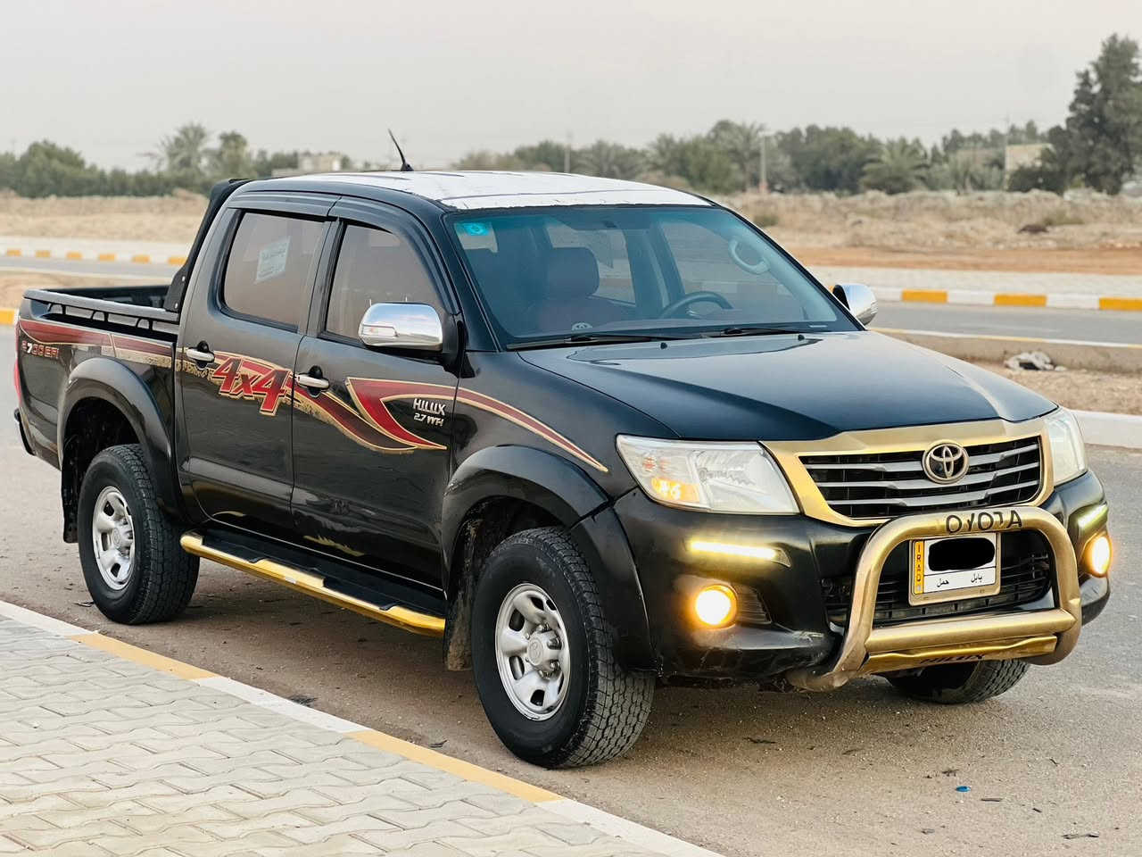 تويوتا هايلوكس 2013 فور ويل كويتي الساير
رقم بابل سنويه جديده مشروع وطني 
مكفوله سياره جديده كلش
كير عادي
حساسات خلفيه+شاشه
سياره جاهزه مكينه وكير 
وحداديه جديده
السعر 188$ وبيها مجال
العنوان بابل الشوملي استفسار 
***********
***********
