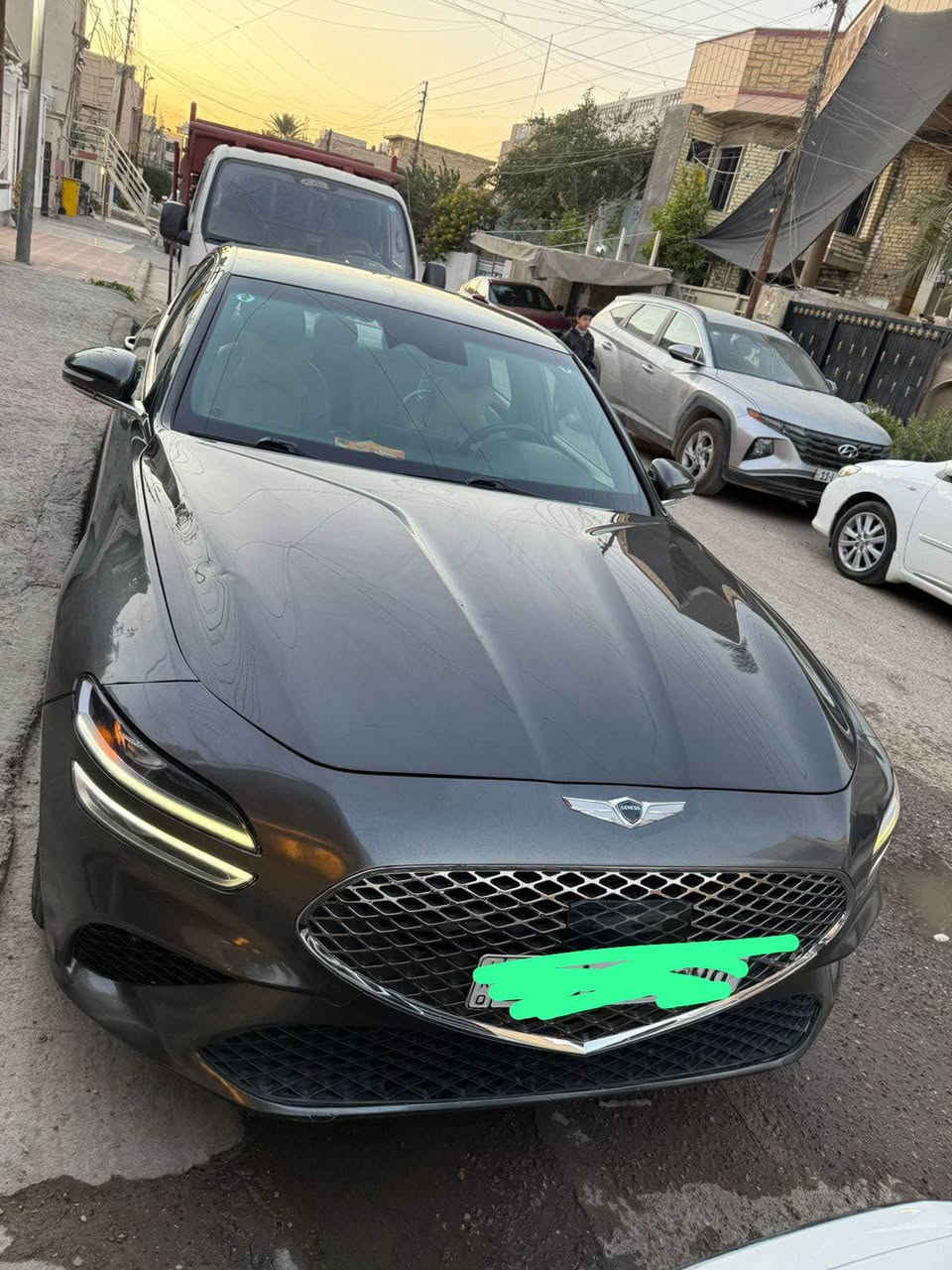 جينيسس G70 موديل 2022
رقم بغداد بأسمي‏***********تواصل واتساب فقط 
المحرك: 2000 تيربو
 السعر 170 ورقه  بيها مجال بسيط
الدفع: خلفي
حادثها مقدمة الجاملغ الأيمن  وباب كلير  وشبر مقدمة جاملغ ايسر   بدون  دواخل 
رقم الشاصي KmtG34ta3NU099626

المواصفات:
• بصمة تشغيل
• تشغيل عن بعد
• كشنات ميموري سيت
• كشنات تدفئة 
• 5 وضعيات قيادة
Eco - Comfort - Sport - Sport Plus - Custom

• Auto Hold
• سستم سماعات Lexicon
• داخل أبيض جلد بقلاوة
• كاميرات جانبية تظهر داخل العداد مع الإشارة
• شاشة كبيرة
• عدادات ديجيتال
• رادارات أمامية وخلفية وجانبية
• حساسات أمامية وخلفية
• نظام تحديد المسار
• لايت LED أمامي وخلفي
• دخول ذكي مع إنارة ترحيب
• قيادة ذاتية
• مثبت سرعة مع تحديد مسار
• تحذير فتح الباب عند وجود سيارة قريبة
• قطعتين تبريد
• كشن السائق حضن بوضعية Sport و Sport Plus
• ماسحات أوتو تتحسس المطر
• ترحيب شعار Genesis
• نقطة عمياء
• شفتات ستيرن السليمانية, العراق
