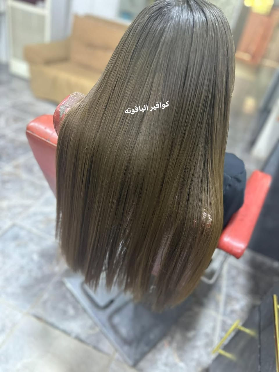 شعر تعبان ومتقصف إلى شعر لامع وصحي بعد جلسه المعالجه والتسريح  كوافير  الياقوته للحجز والاتصال***********
