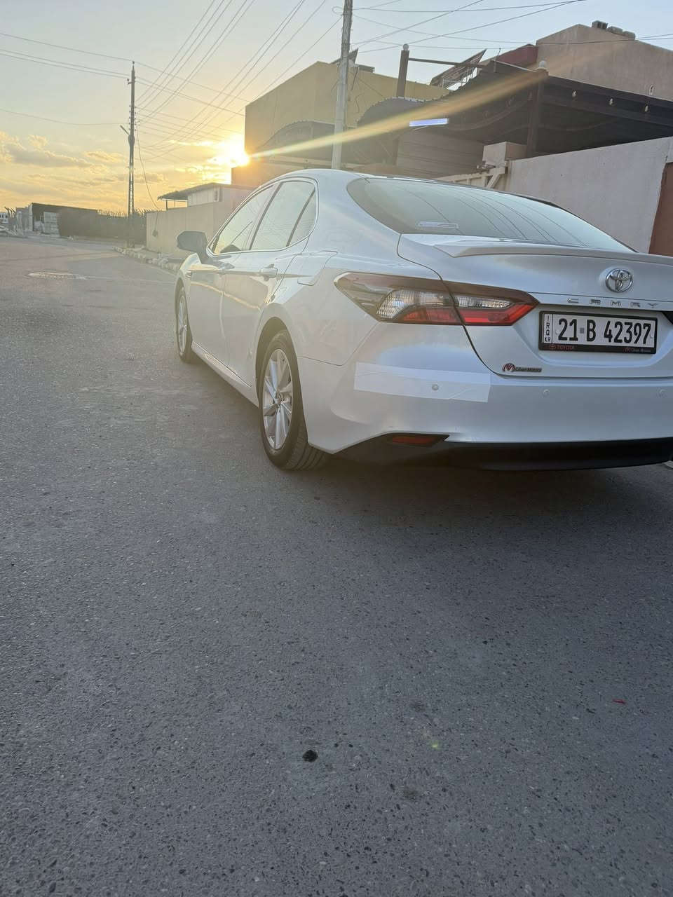 السلام عليكم للبيع او للمراوس حسب القناعة  كامري خليجي بانزين فقط موديل 24 مواصفات le سيارة مكفولة صبغ وبارد سيارة جاهزة بدون نقص ماشية 100 مكانها تكريت شرط التحويل والغرامات ***********
