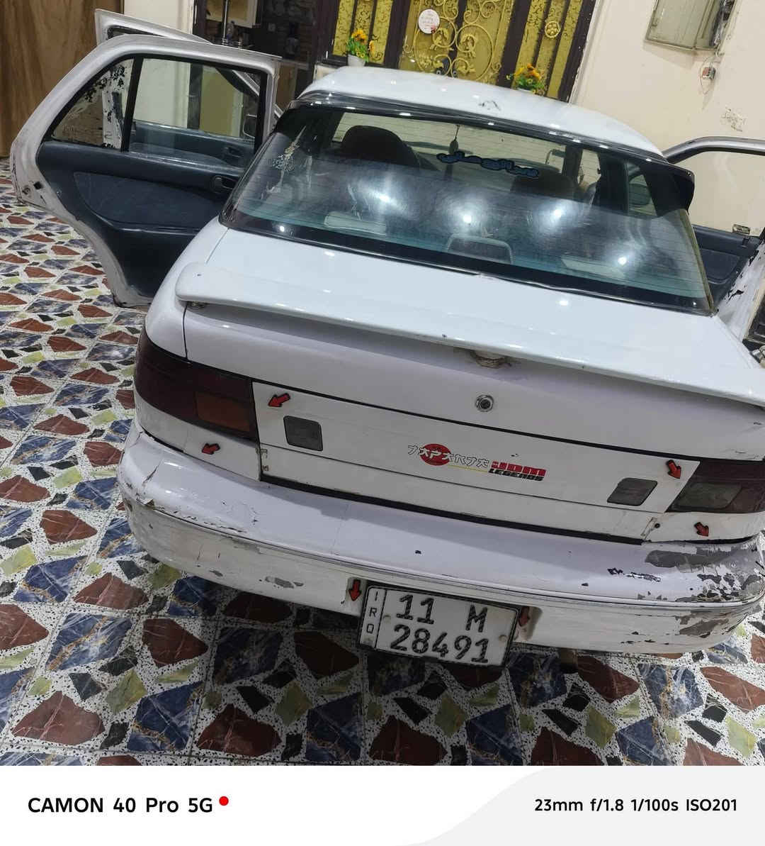 سلام عليكم 
لبيع 
سيفيه 
مديل 93
رقم بغداد كليزي
مكينه مفتوح صار ٢٠ يوم من جفتت
كير وتماتيك صار ١٠ يام من شاته مال حاويه
سياره حلوه مال جناي 
سعر 26بيه مجال مكلف بل نشر ‏‪***********‬‏
