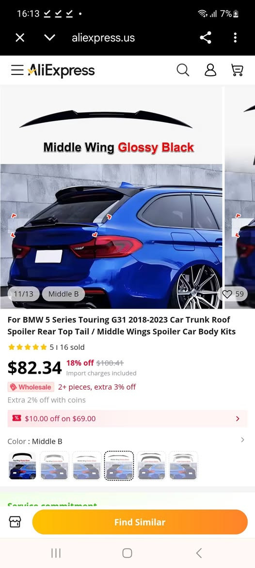 سلام عليكم متوفر جناح BMW g30/g31 و بعد بي ام ات ترهم
نفس الي بل صوره متوفر
سلاو برايان بالي هوندا BMW G30-31 و بي ام تر ده بيت به ر ده سته

-***********
