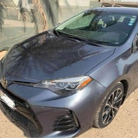 كورلا 2017  رقم شمالي مميز استيراد خاص بدون حادث بيها فقط الدوسه صبغ و...