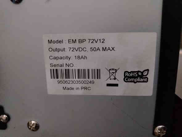 للبيع UPS صناعي مع Battery Pack خارجي بحالة ممتازة، كان مستخدم بمعمل ومربوط على طابعة فلكس Mimaki.
الجهاز شغّال بدون أي مشاكل قبل شهرين، ونظيف.
⚡ المواصفات:
UPS صناعي احترافي (Online)
Battery Pack موديل: 72V12
الخرج: 72V DC
السعة: 18Ah
مناسب لطابعات:
Mimaki
Roland
Epson
Mutoh
أو أي أجهزة تحتاج حمل ثابت وحماية من انقطاع الكهرباء
الجهاز متحمّل للاستخدام الصناعي وليس منزلي
💼 مميزات الجهاز:
استقرار عالي بالفولت
يحافظ على الطابعات الصناعية أثناء الطباعة
بطارية قوية 72V تعطي وقت احتياط ممتاز
الجهاز نضيف ومستخدم قليل اسف ع الاطاله عنواني شعب  ***********
