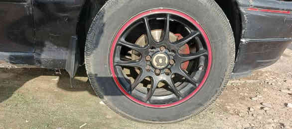 للبيع أو مراوسه ويل حجم 14 طخم كامل 4 استد سبورت مع تايرات جدد 
***********
***********
