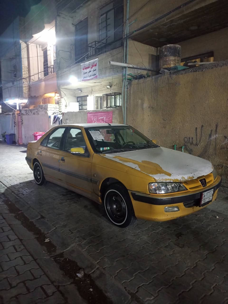 السلام عليكم بيجو بارص مديل 10 كير مكينه جداد شادهن بيدي دوشمه جديده لا بيها خياس ولا بيها ضربه بيها مكانات  صبغ السعر 30 وبيها مجال مكان السياره بغداد الزعفرانيه رقم ***********
