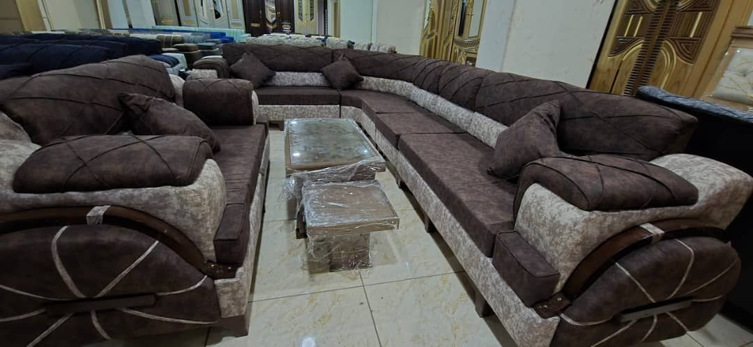 رمضان بجمعنا تخفيضات هل اسبوع
للتواصل واتس #اتصال0956496987
😍😍😍#طقم #كنبايات 
 😍😍😍

🔴#المواصفات:     🌙🌙🌙🌙🌙
✅#خشب شوح  2  سنت🌙🌙🌙🌙🌙🌙🌙🌙
✅#سفنج ع 12سم. وسط اول  🌙🌙🌙🌙🌙🌙🌙🌙🌙🌙🌙
✅#قماش مرمره تقيل 🌙🌙🌙🌙🌙🌙🌙🌙🌙🌙🌙
✅#صندوق 9 أشخاص🌙🌙🌙🌙🌙🌙
✅#الطراحة متحركة مذودة بسحابات لسهولة الغسيل🌙
# قواعد لوكنز  مطلي بل لون الدهبي والفضي

بالمختصر طقم روعة  مضمونة🥰🥰🥰🥰🥰🥰


**إذا كنت صاحب هذا الإعلان وتريد حذفه لأي سبب، رجاءا أرسل رسالة إلى الدعم الفني**