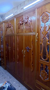 غرفه صاج 6 ملحق وجهين صاج ظهر جرجوبه كلش نظيفه زاويه كنتوريه + فاترينا...
