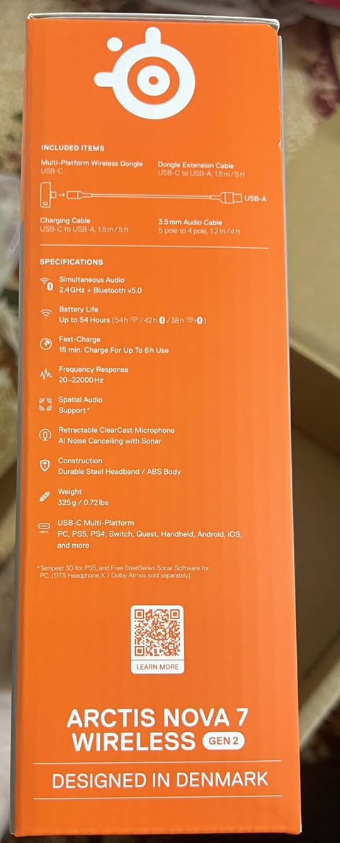 SteelSeries Arctis Nova 7 Wireless Gen 2

نسخة pc 💻
لون ابيض🤍
جديدة بالكارتونة ✅
سعرهة بالمواقع والبيجات اكثر من 300 ❌
 يمي سعرهة 285 الف✅

ملاحظة :السماعة مشحونة من امريكا من موقع الاصلي للشركة وكل تفاصيل الشحن عندي

عندي توصيل او تسليم وجه لوجه داخل بغداد الرصافة ✅


**إذا كنت صاحب هذا الإعلان وتريد حذفه لأي سبب، رجاءا أرسل رسالة إلى الدعم الفني**