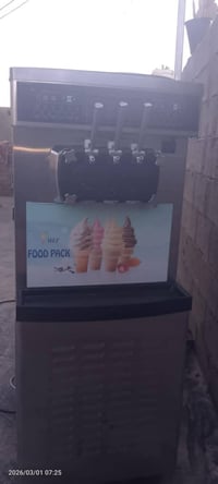 ماكنه آيس كريم • كمبرسر تبريد • جديدة شغالة