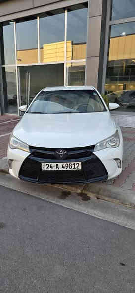 كامري SE موديل 2016 دبل كزوز شركة  بصمه تشغيل بصمه كشن جلد كشن كهرباء بردة خلفية كهرباء ضرر جاملغات الاماميه صبغ فقط بدون دواخل بدون ارباك *********** سميل
