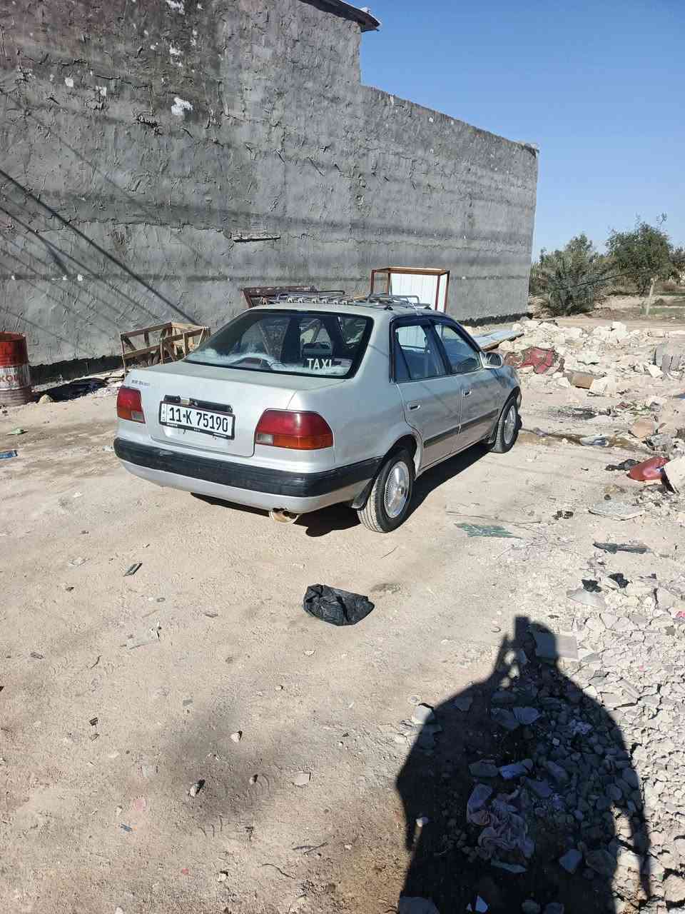 كورولا موديل 96 رقم بغداد انجليزي السياره جير وماكينه وحداديه وتخم تاير برغي مع  السياره جير وماكينه وحداديه وتخم تاير برغي مع عايزه تبريد شغال العنوان النجف رقم التلفون *********** مكلف بالنشر
