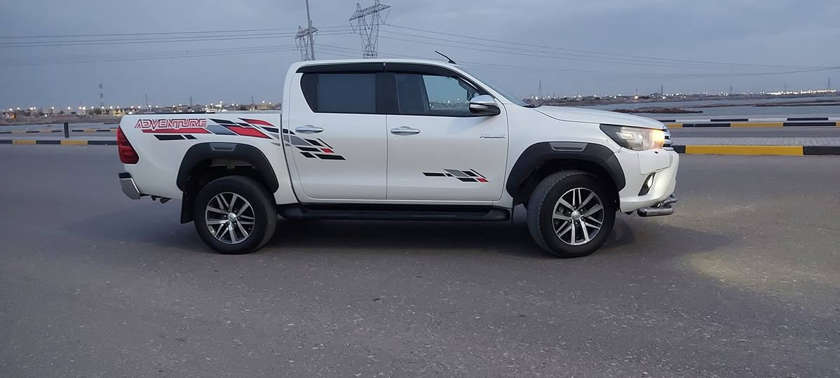 سلام عليكم هايلوكس اوربي 2017 كاز
مكفوله ضربه صبغ تبديل مكينه كير تخم تاير جديد

كير عادي السعر 185

 كلشي مكفول السياره جاهزه

 مكان البصره ***********
