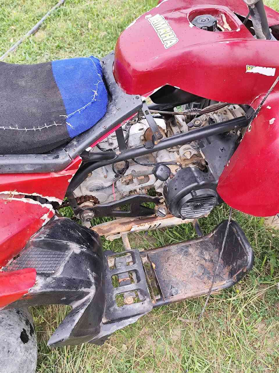 السلام عليكم دراجه رباعيه YAMAHA للبيع دراجه كامله نقص فقط كابريته دراجه شغاله خير من الله مكان بابل شوملي للتواصل ***********
