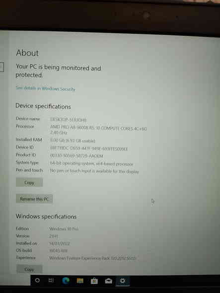 لابتوب HP Probook 655 G3

===========================

Cpu AMD R5 A8-9600B  ( i5-6200U ما يعادل )

Ram 8 

SSD 256

حجم الشاشه 15.6

شاحن اصلي 

===========================

السعر: ١٧٥ الف 

الاستفسار: (***********)

يوجد توصيل جميع المحافظات ٥ آلاف
