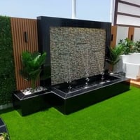 كادر متكامل جاهز لعمل ديكورات حدائق وشلالات واي تصميم بالك نشتغله للأس...