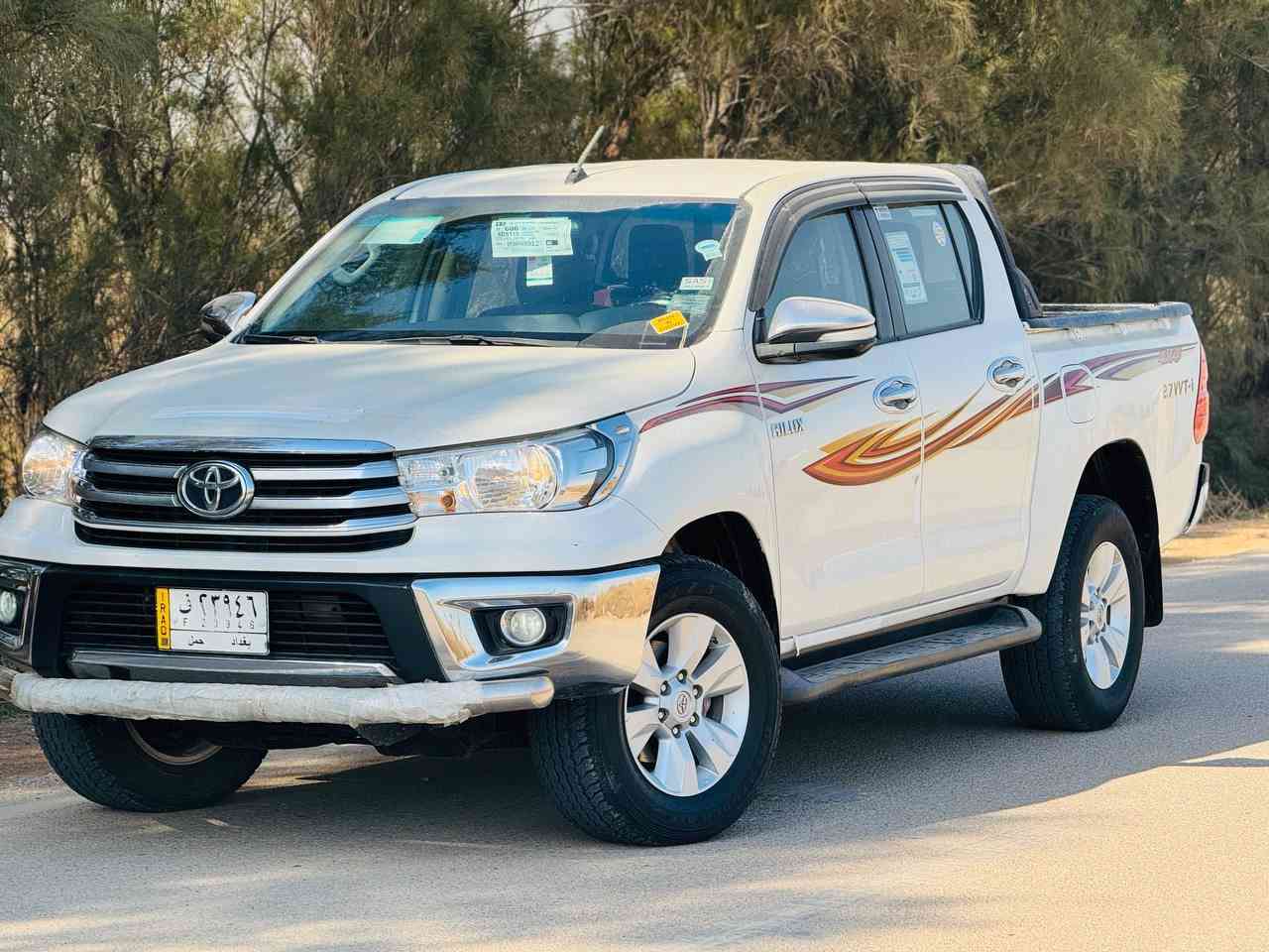 239$ فقط وبي مجال بسيط
هايلوكس فورويل 2017 اوتوماتيك 4X4

كويتي الساير مذهب فول 1/1 ام الصاج

تبريد قطعتين +بيانو لمس

شاشه كبيره  + كامره

مانع انزلاق 

رقم دولي سنويه مجدده 2030 بأسمي مشروع وطني

جاهزه من كلشي مابيها اي نواقص

تبريد ثلج ❄️ تدفئه شغاله

حداديه وصدر بالباكيت

4 تايرات جدد

كهربائيات كلها شغاله

جاهزه من كلشي مال جناي

السعر 235$

***********
