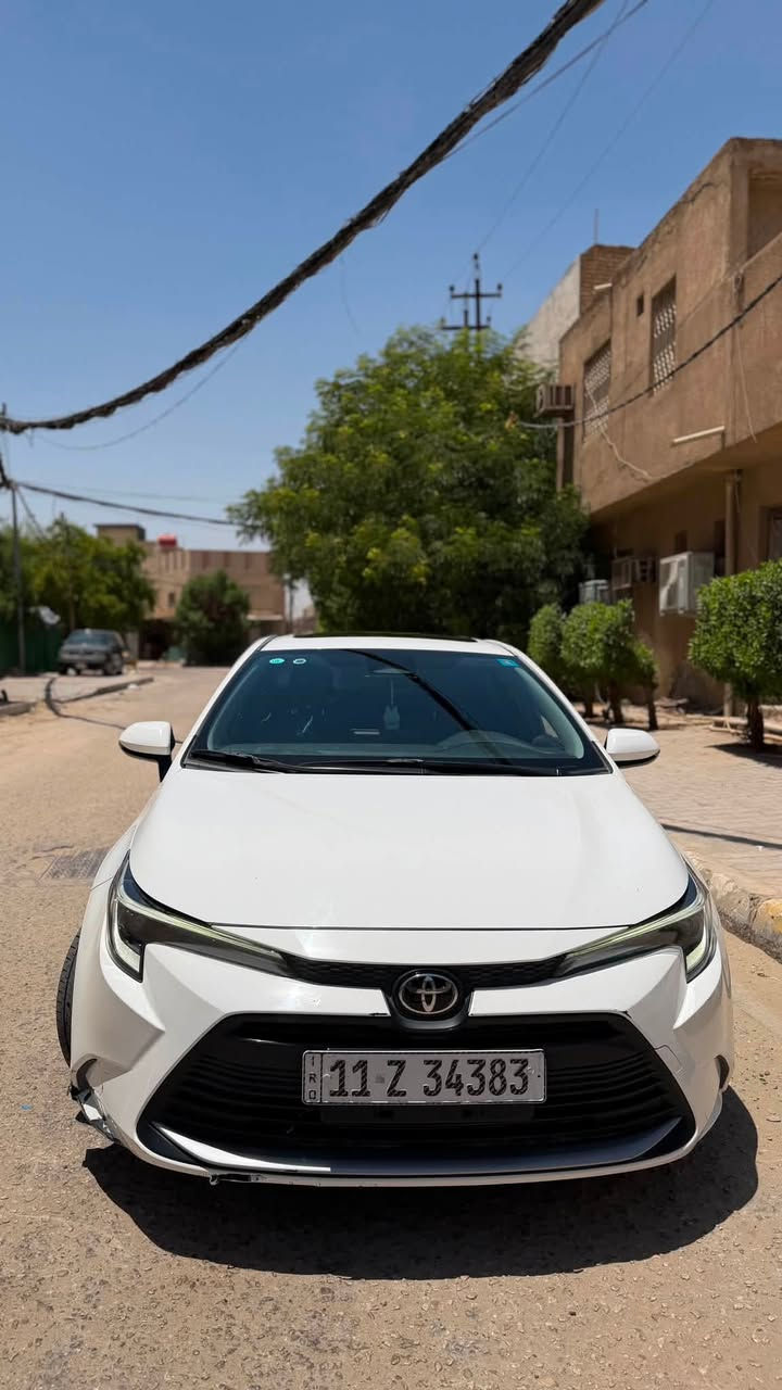 كورلا هايبرد وارد صيني للبيع
كفالة عامة عده شخوط بسيطة بالدعامية الامامية
رقم بغداد بأسمي
الموديل : 2024
ماشية 39 الف
المواصفات : 
فتحة سقف
شاشة كار بلاي
تحديد مسار
دشبول ديجيتال
3 وضعيات قيادة
مثبت سرعة
Auto hold 
حساسات امطار 
حساسات انارة
حساس مانع اصطدام
كشنات مخمل 
السيارة جاهزة وجديدة 
مكان السيارة كربلاء 
للاستفسار اكثر الاتصال على الرقم 
***********
