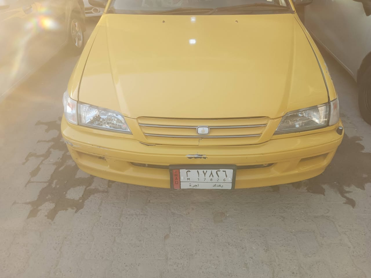 السلام عليكم من رخصه المدير 
كرونه نفخ موديل الفين سياره نضيفه تخم تاير جديد حداديه 80 باميه غرامات ماعليهة بس هيئه الاستفسار ع *********** بي واتساب السعر 38 وبيهة مجال بسيط حك الجيه
