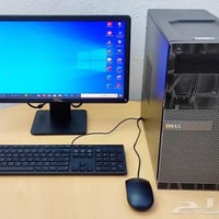 هاي مومصفات حاسوب dell كامل متكون شغال بدون عيب شاشة حجم 19 و ماوس و ک...