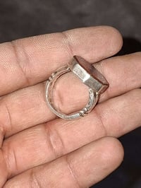 خاتم فضة • صياغة ثقيلة • نجف