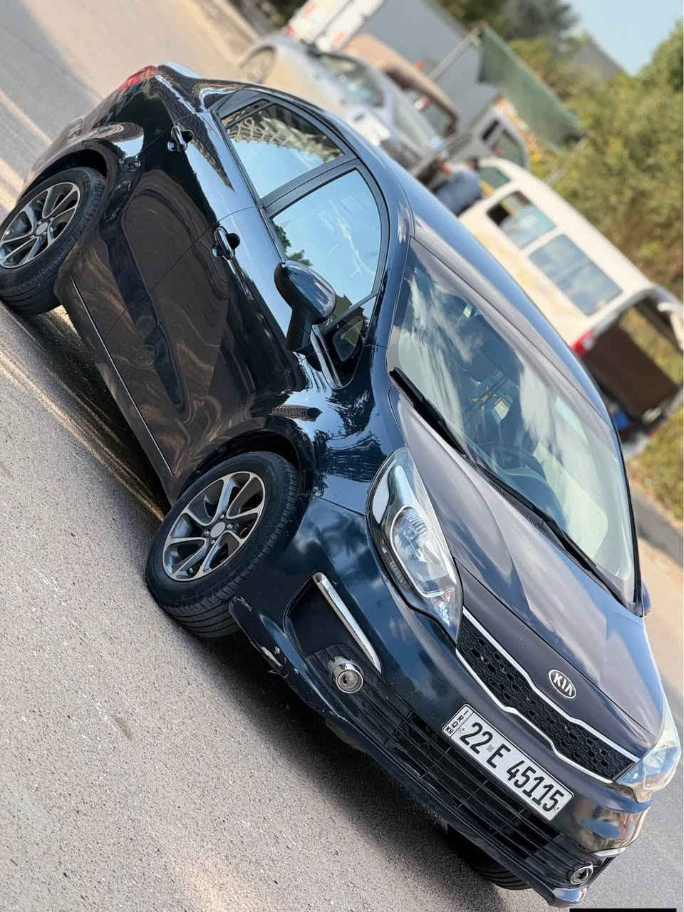 سلام عليكم كيا ريو 
٢٠١٦ خليجي بدون صبغ اربيل رقم جديد هزة جديدة سنويه جديدة السعر ٩٠ وبيهه مجال المكان بغداد ***********
