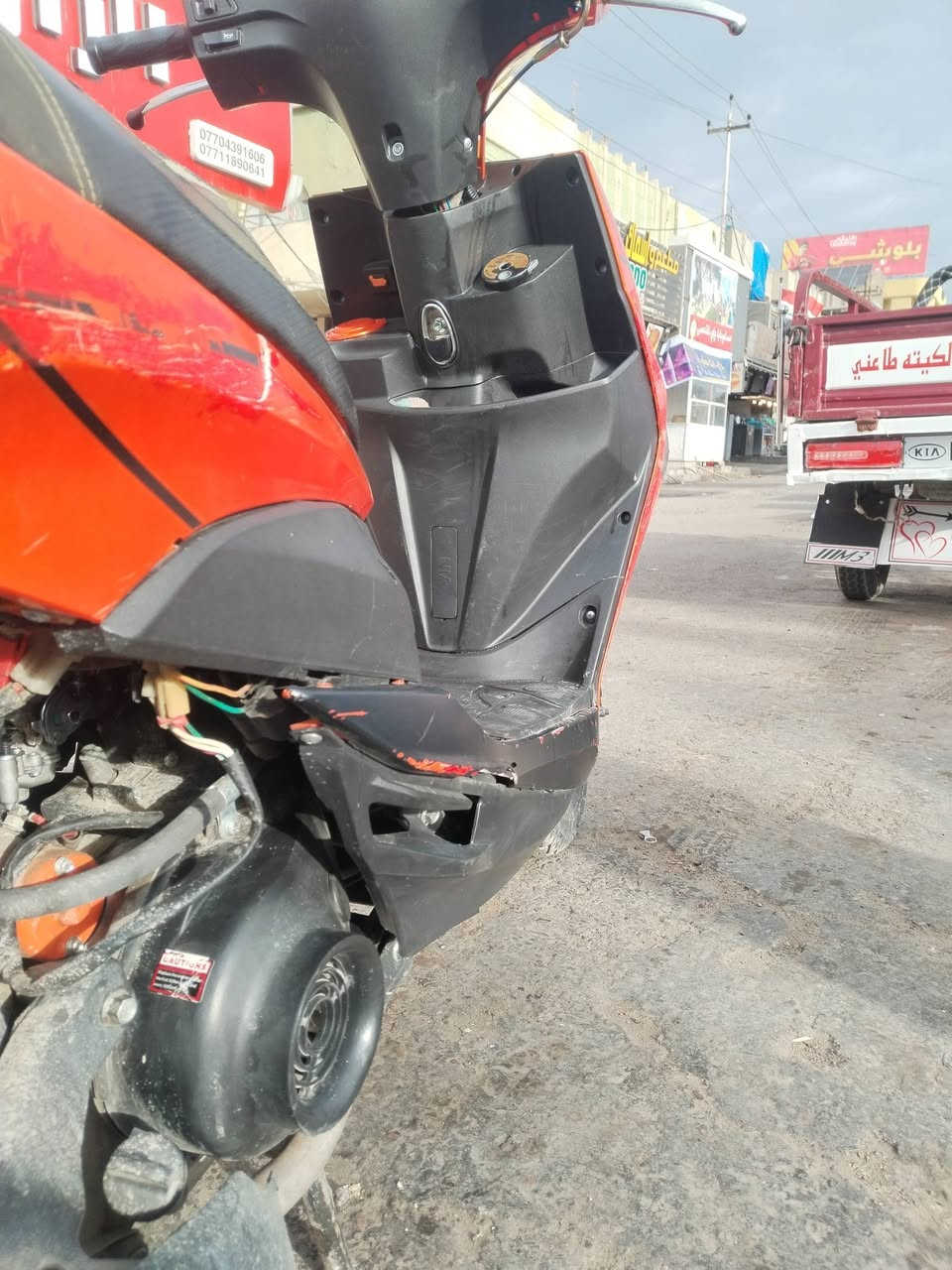 السلام عليكم دراجه ماكس fxمحرك ياباني دراجه كامله نكره. فول كهربايات كله شغال دشبول لايتات اشاير عداد سرعه دبلات شغال  السعر 325بي مجال رقم ***********
