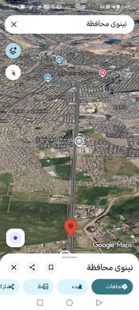 للبيع ارض مساحة 5 دونم على شارع سند 25 زراعي الموقع بعد حي زيونه للاست...