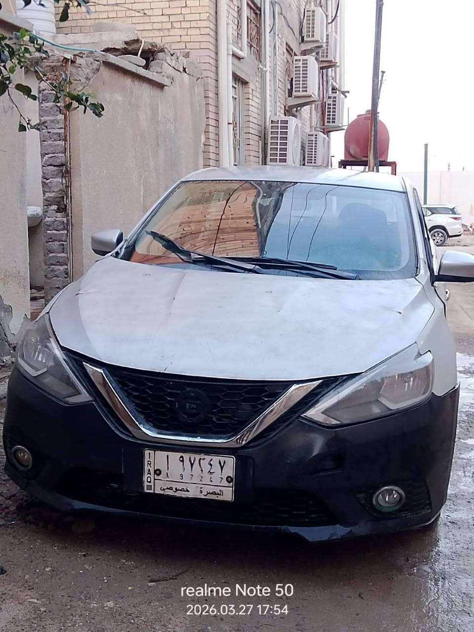 نيسان سنترا رصاصي موديل 16 كندي 
محرك 1800 حادث امامي والجاملغات الخلفيه/
جاهزه 
البصره الزبير 
بأسم معوق ومنتهية المده والسنويه منتهيه 
السعر 58
‏‪***********‬‏
