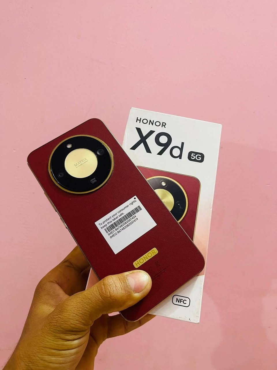 جهاز Honor x9d
جديد بمعنى الكلمة استخدام اقل الشهر
للبيع بسعر 400 الف وبيه مجال بسيط
مكاني بغداد شارع فلسطين
للتواصل *********** واتس اب
او علق واني اجيك خاص
