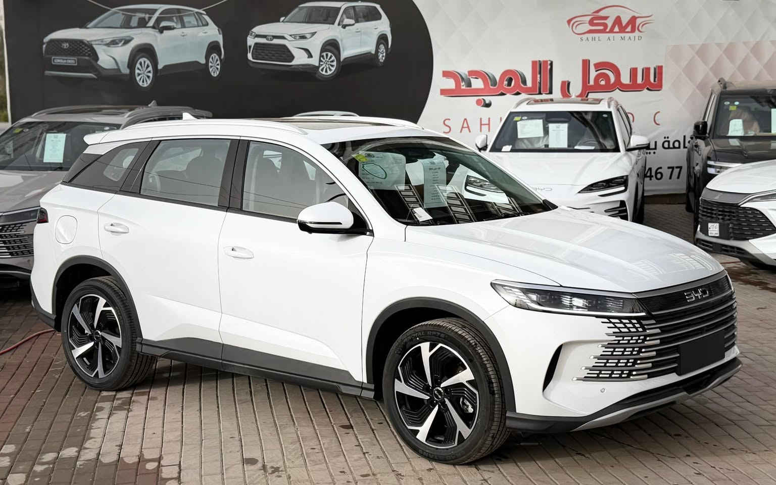 🏢 شركة سهل المجد لتجاره السيارات الحديثه 
🚘 BYD Sealion 05 DM-i 2024 – Flagship
لون الإسمنتي  | لون الابيض 
فول مواصفات | جاهز تسليم فوري

⚡ مستوى جديد من الهايبرد

🔹 مدى كهربائي 100 كم | شحن سريع 30 دقيقة
🛞 ويل 19 إنچ
🔹 سقف بانوراما | مقاعد كهرباء (أمامي) + تدفئة وتبريد
🔹 إضاءة محيطية | شاشة 15.6 قلابة | دخول ذكي (بصمة + كارد)
🔹 شحن لاسلكي 50 واط | 8 سماعات
🔹 كاميرات 360 + رؤية شفافة | رادارات كاملة
🔹 نقاط عمياء | بريك طارئ | مثبت سرعة + ACC
🔹 Auto Hold | وضعيات قيادة (اقتصادي - رياضي - ثلوج)

📍 بغداد – السيديه قبل دخول الخيزران 

*********** ☎️***********
***********  ☎️***********
    ***********   ☎️.***********

#BYD #Sealion05 #DMi #هايبرد #سيارات_العراق
